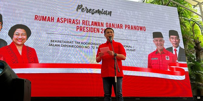 PDIP: 300 Organ Relawan Jokowi akan Berubah Jadi Relawan Ganjar