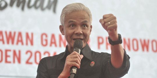 Ganjar Pranowo Pidato Menggebu-Gebu saat Peresmian Rumah Aspirasi Relawan