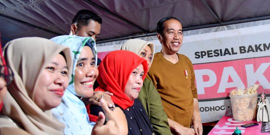 'Rezeki' Bertemu Presiden Jokowi di Bakmi Pele