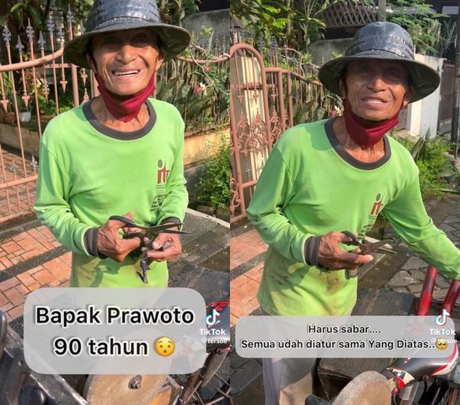 kisah tukang asah pisau ini bikin haru gowes dari grogol ke bintaro setiap hari