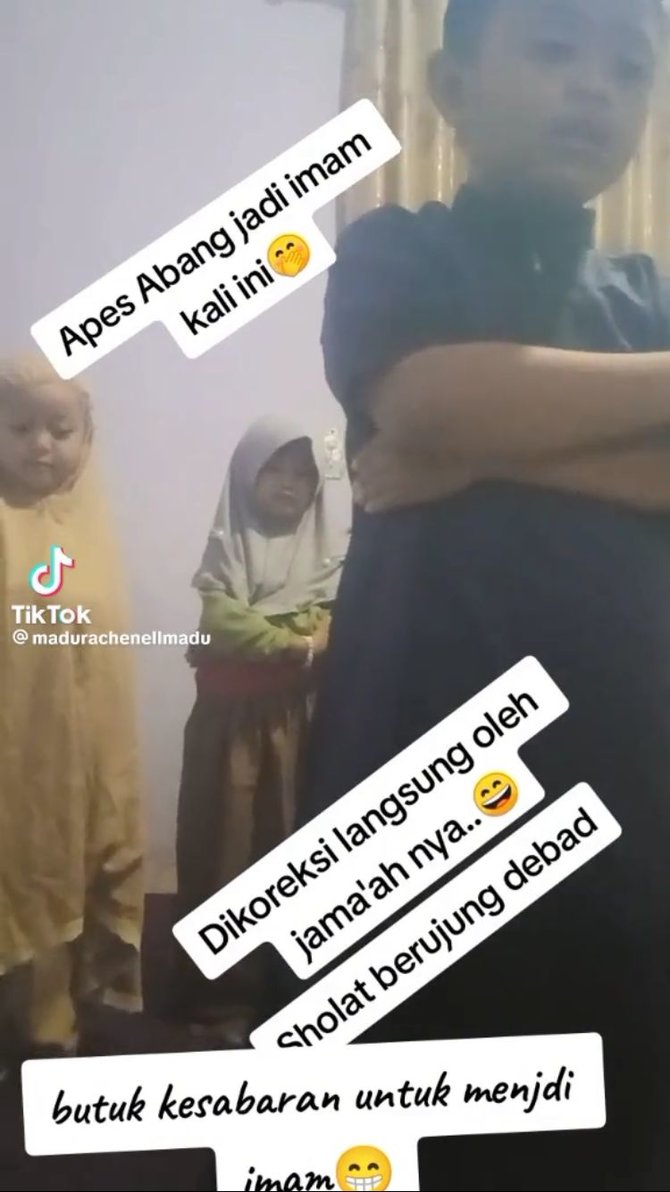 momen saudara salat berjemaah ini bikin kagum kakak terima dikoreksi bacaannya