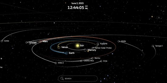 Tampilan 3D Ini Bisa Jelajah Planet di Tata Surya secara Realtime dan Bisa Dicoba