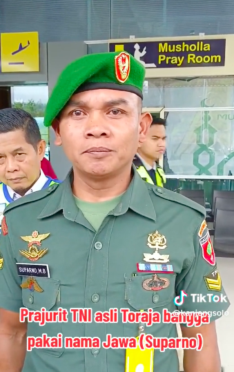 prajurit tni asli toraja pakai nama jawa mimpi nangis ingin ketemu moeldoko