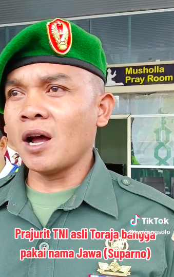 prajurit tni asli toraja pakai nama jawa mimpi nangis ingin ketemu moeldoko