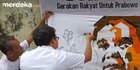VIDEO: Relawan Jokowi Membatik Wajah Capres Prabowo di Solo, Beri Dukungan Penuh