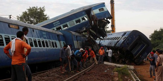 Kecelakaan Kereta Api di India, 233 Orang Tewas & Rintihan Minta Tolong Bersautan