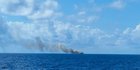 KRI Teluk Terbakar di Perairan Kepulauan Selayar, 119 Penumpang Selamat