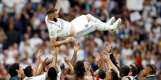 Momen Perpisahan Karim Benzema dari Real Madrid Dilempar ke Udara