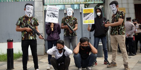 Mahasiswa Islam Demo Kedubes China Tuntut Bertanggung Jawab Atas Tragedi Tiananmen