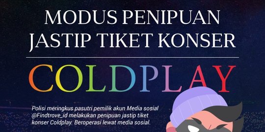 Polisi Bagi Tips Agar Tidak Tertipu Beli Tiket Konser Coldplay