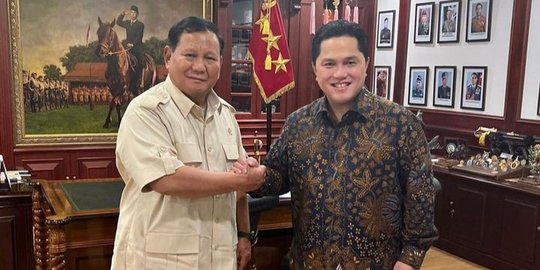 Gerindra: Erick Thohir Masuk Radar Cawapres Prabowo