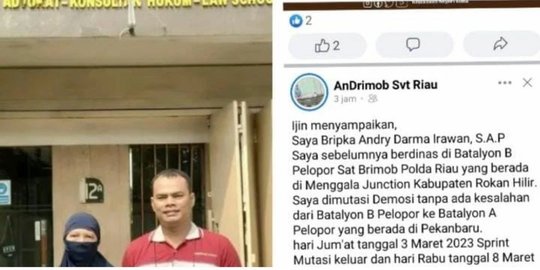 Diduga Terima Setoran Rp650 Juta, Perwira Brimob Polda Riau Dicopot