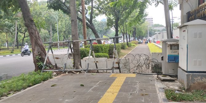 Dubes As Izinkan Pemerintah Buka Blokade Trotoar di Depan Gedung Kedubes