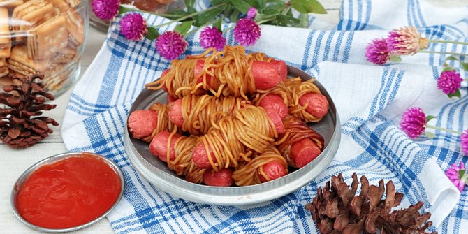 Resep Sosis Gulung Indomie Goreng, Enak Buat Bekal atau Kudapan di Rumah