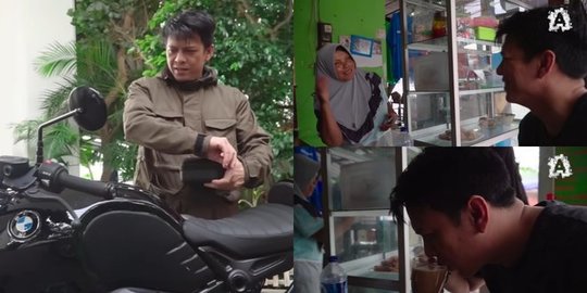 Bikin Kagum, 7 Potret Sederhana Ariel Noah Ngopi & Ngobrol dengan Pemilik Warung