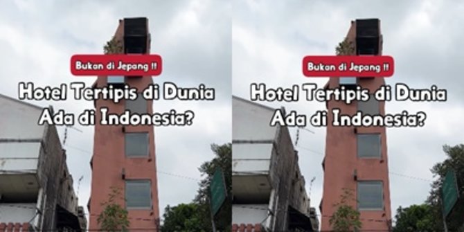 Hotel Tertipis Dunia Ternyata Ada di Indonesia, ini Potretnya Lebar Cuma 280 cm