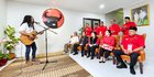 Momen Megawati Terhibur dan Senyum-Senyum Dengar Lagu 'Ganjar Siji Ganjar Kabeh'