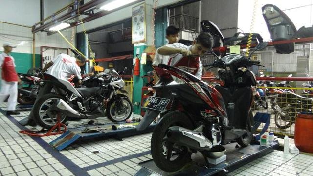 bengkel motor matic