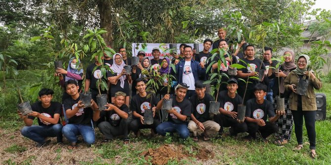 Relawan Ganjar Gelar Aksi Tanam Pohon