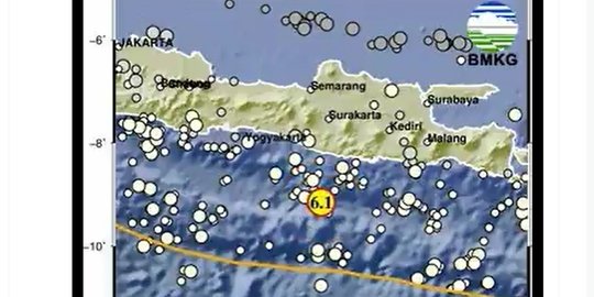 Guncangan Gempa Pacitan Terasa sampai Solo, Kaca Jendela dan Pintu Bergetar