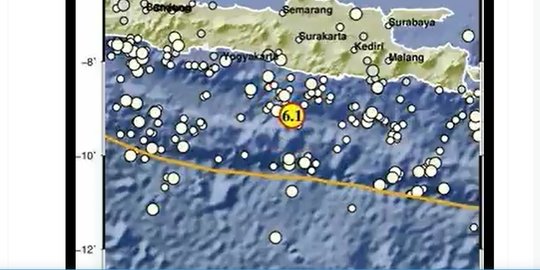 Ini Analisis BMKG Ungkap Penyebab Gempa di Selatan Jawa