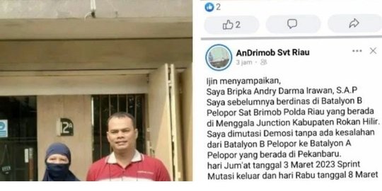 Usai Curhat Dimutasi & Beri Setoran ke Atasan, Bripka Andri Kini Diburu & jadi DPO