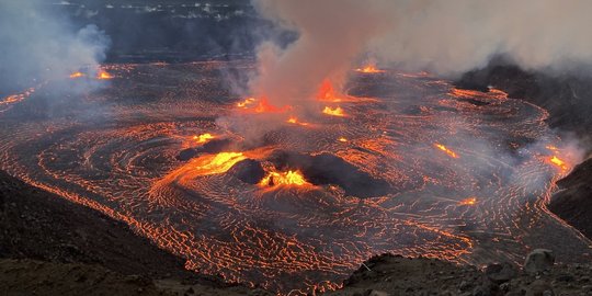 Gunung Kilauea di Hawaii Kembali Meletus Muntahkan Lava Pijar