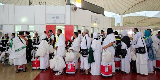 393 Jemaah Haji Gelombang Kedua Mendarat di Jeddah