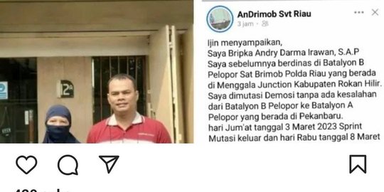Bripka Andry Minta Dilindungi Usai Bongkar Setoran ke Komandan, Begini Jawaban Polri