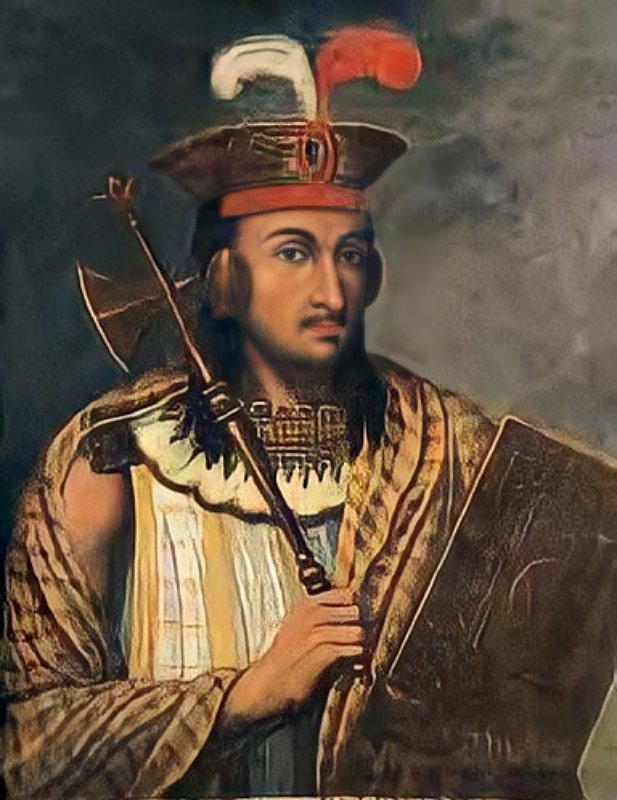 lukisan huayna capac dari kekaisaran inca