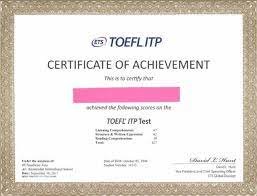 sertifikat toefl