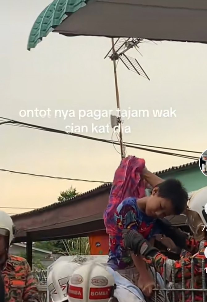 viral video evakuasi bocah 039tertancap039 di pagar besi begini kondisinya