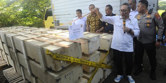 Pemerintah Musnahkan Jamu hingga Tembaga Impor Ilegal Senilai Rp13,3 Miliar