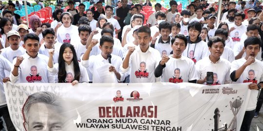 Relawan Siap Bergerilya Menangkan Ganjar di Sulteng