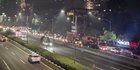 Jl Gatsu-Slipi Macet hingga Tengah Malam, Banyak Mobil Parkir di Bahu Jalan Depan PMJ