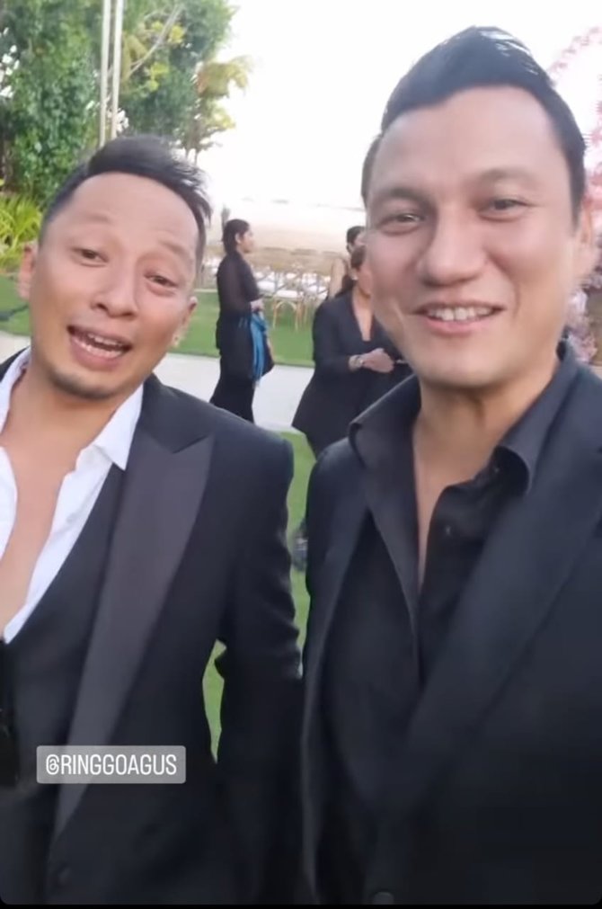 selain geng aadc deretan artis ini juga hadiri pernikahan adinia wirasti