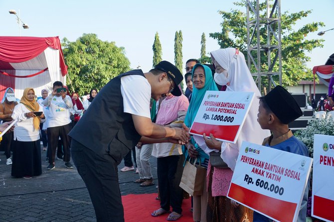 peringatan hari lanjut usia di kota pasuruan