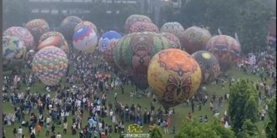 Rayakan Milad UMP, Begini Keseruan Festival Balon Udara di Banyumas