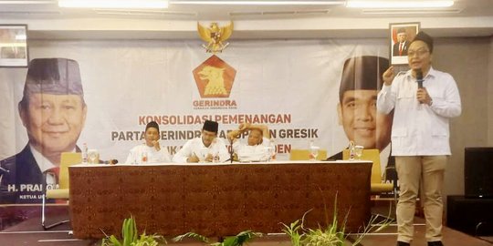 Gerindra Wajibkan Kader di Gresik Menangkan Prabowo dengan Elegan