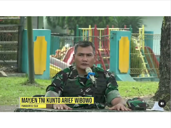 pesan jenderal bintang 2 tni ke satgas ri png