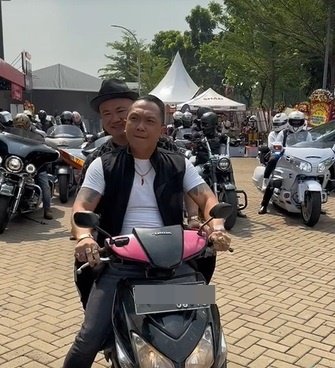 jhon lbf naik matic dikawal moge