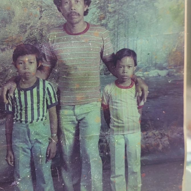 foto masa kecil edwin bejo