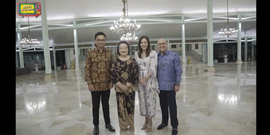 5 Potret Maia Estianty & Irwan Mussry Disambut Hangat Keluarga Keraton Surakarta