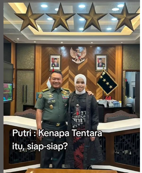 kasad bertemu putri ariani