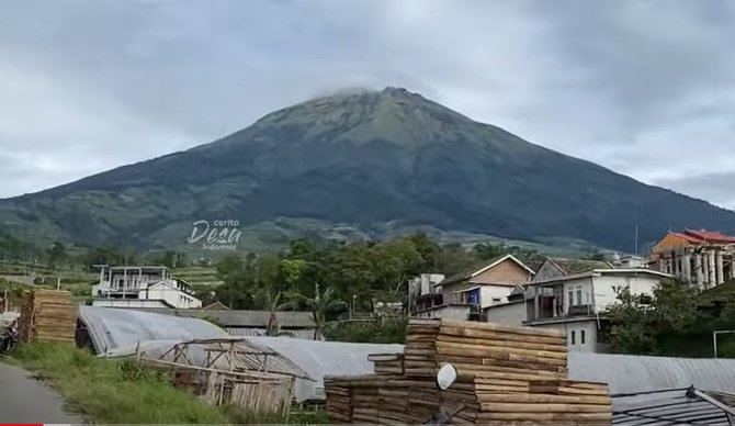 desa tersembunyi di lereng gunung sumbing