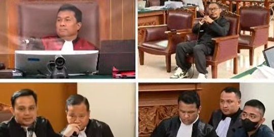 momen mario dandy bertemu ayah david ozora di ruang sidang, tak copot masker