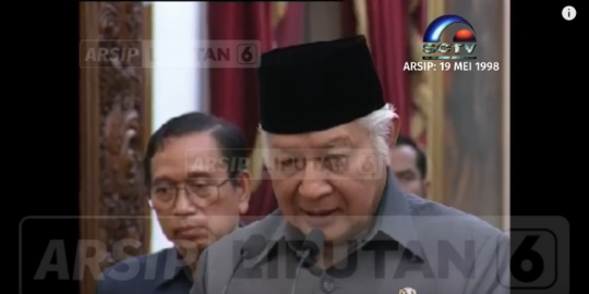 2 Hari Sebelum Lengser, Presiden Soeharto Bereaksi Didesak Mundur