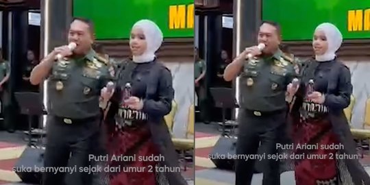 Putri Ariani Duet Bareng Jenderal Bintang Empat, Para Perwira TNI AD Ikut Joget