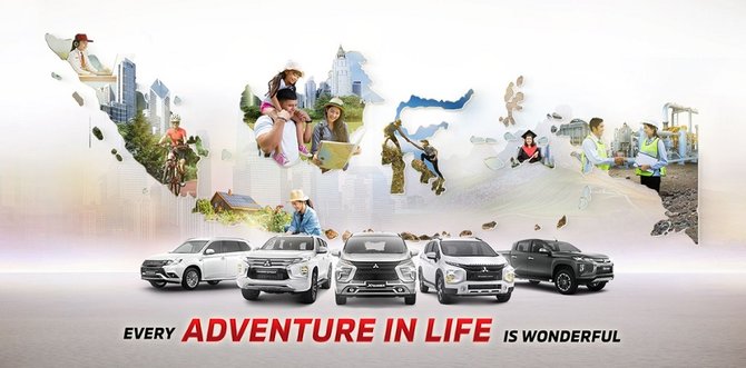 mitsubishi motors indonesia kenalkan konsep branidng baru yakni life adventure