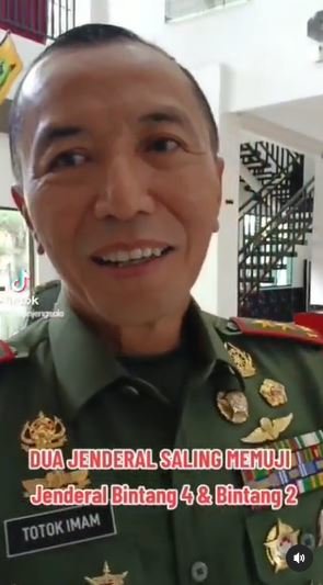 saling puji pensiunan jenderal bintang 4 dan mayjen tni